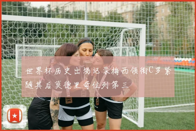 世界杯历史出场记录梅西领衔C罗紧随其后莫德里奇位列第三