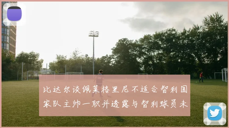 比达尔谈佩莱格里尼不适合智利国家队主帅一职并透露与智利球员未共事经历